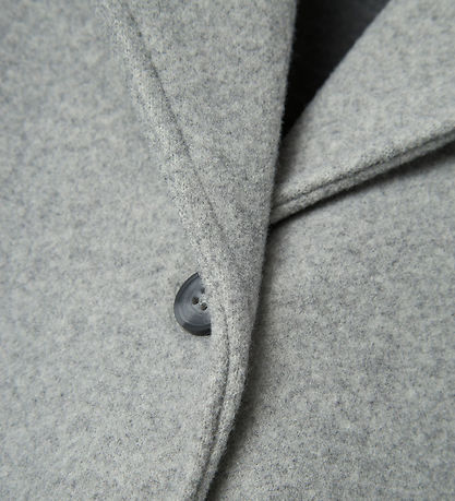 LMTD Mantel - NlfLove - Kurz - Light Grey Melange