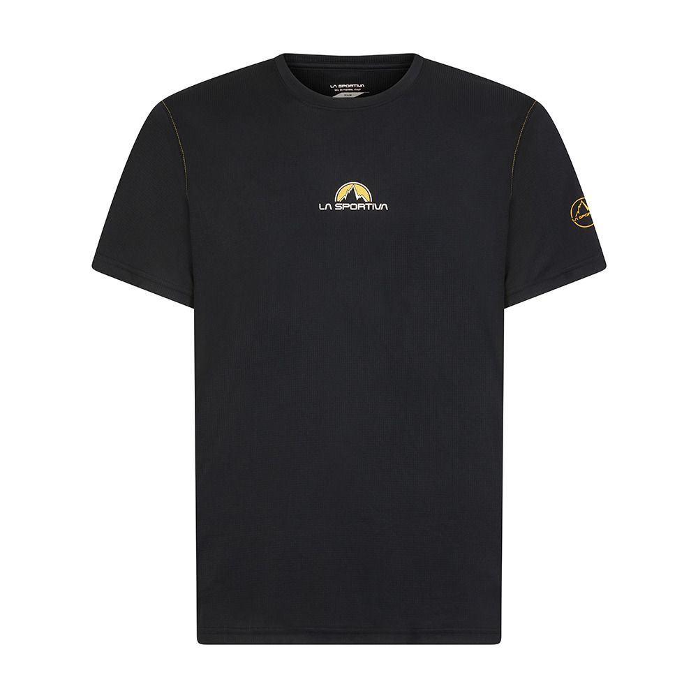 La Sportiva PROMO - Maillot Homme black/yellow