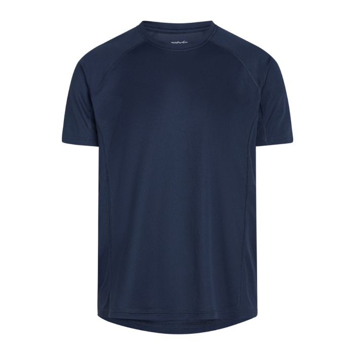 Zebdia Herre T-shirts Sports SS Tee Blå
