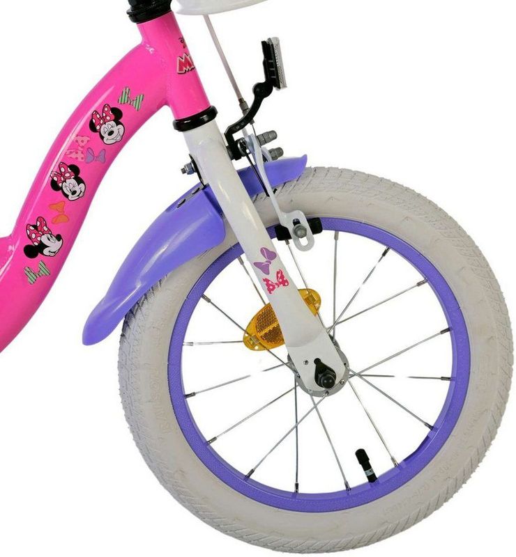 Disney - Minnie - Kinderfiets - Roze - 14 Inch