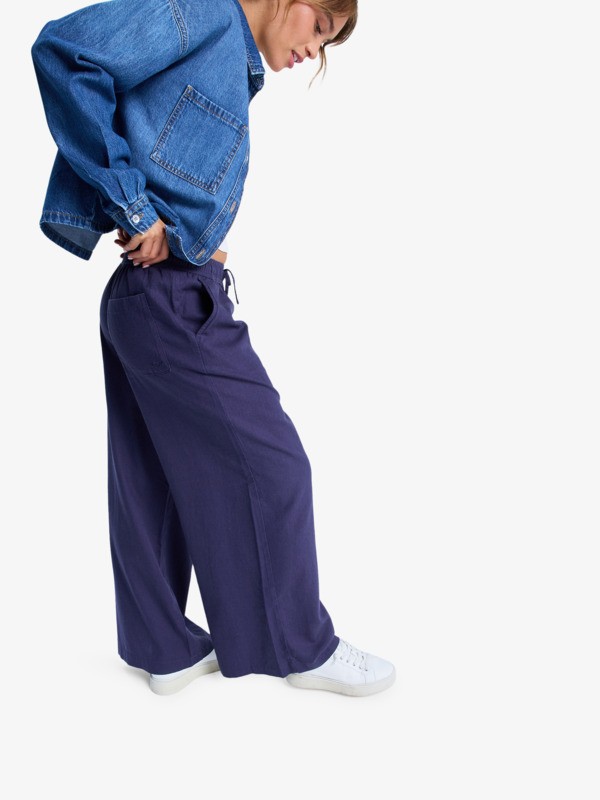 Lekeitio Break Mid Pantalon souple Bleu Femme