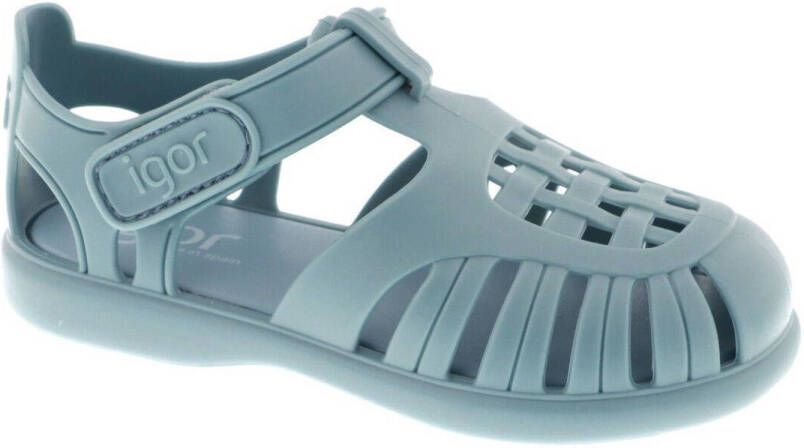 Igor Tobby Solid waterschoenen Blauw kids Rubber Effen 25