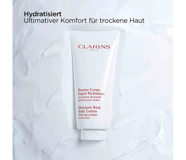 Clarins Baume Corps Super Hydratant Moisture Rich Body Lotion