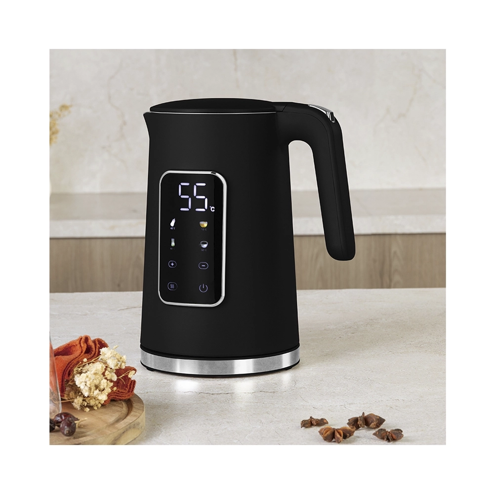 Berlinger Haus Wasserkocher 1.7 Liter mit Digitalanzeige Black Vantage Collection