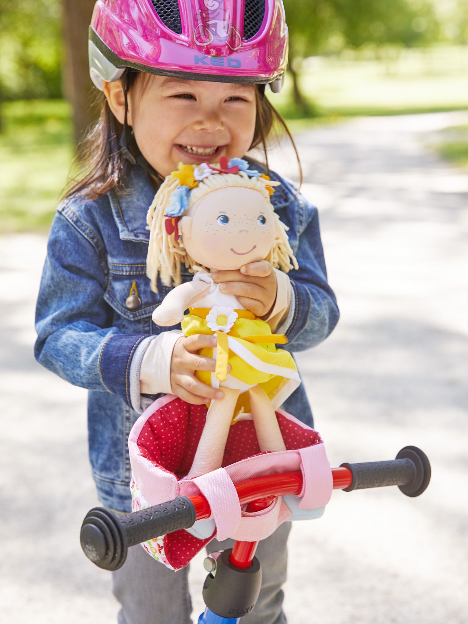 HABA Stoffpuppe Kuschelpuppe Mirka, 25 cm