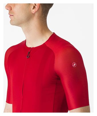 Maillot Manches Courtes Castelli Aero Race 7.0 Rouge