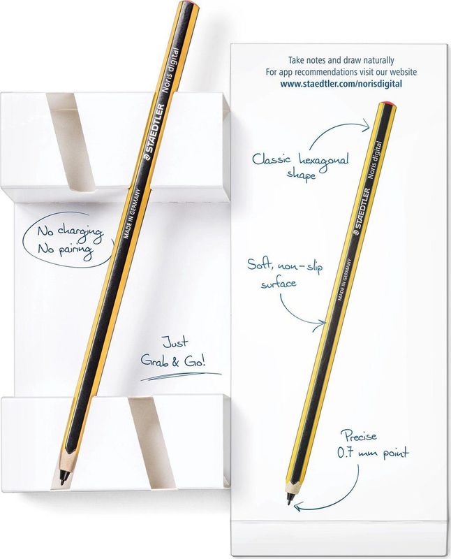 STAEDTLER Noris Digital stylus potlood - geel / zwart - 1 stuk