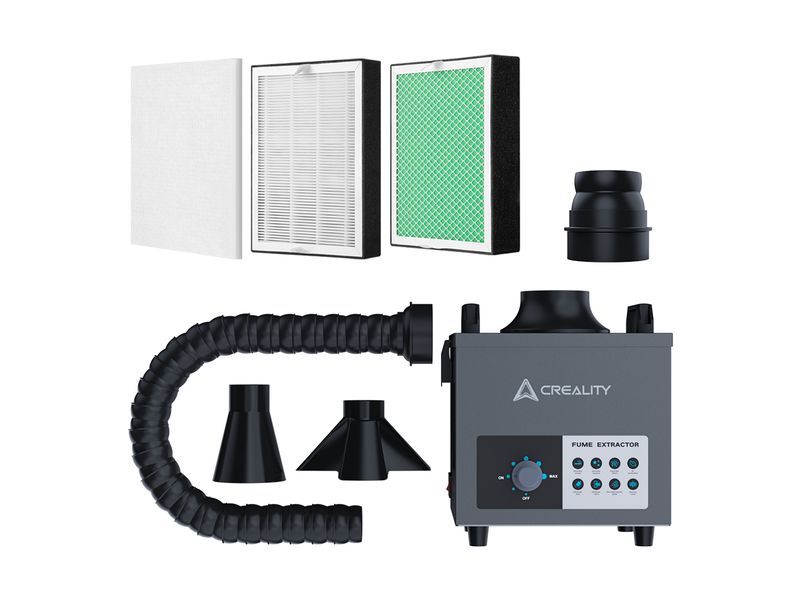 Creality Filteranlage Fume Extractor 100W Rauch Absauggerät für Lasercutter und 3D Drucker
