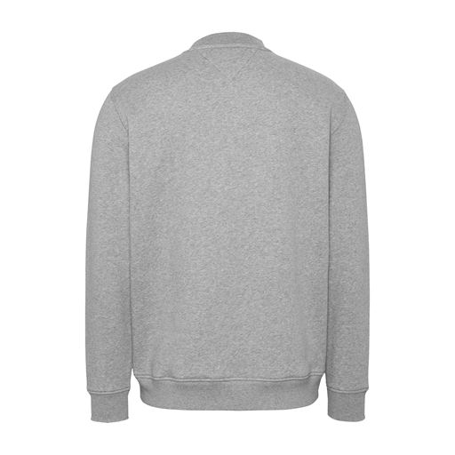 Tommy Jeans Flag Crew Sweatshirt, Grey Htr, XL
