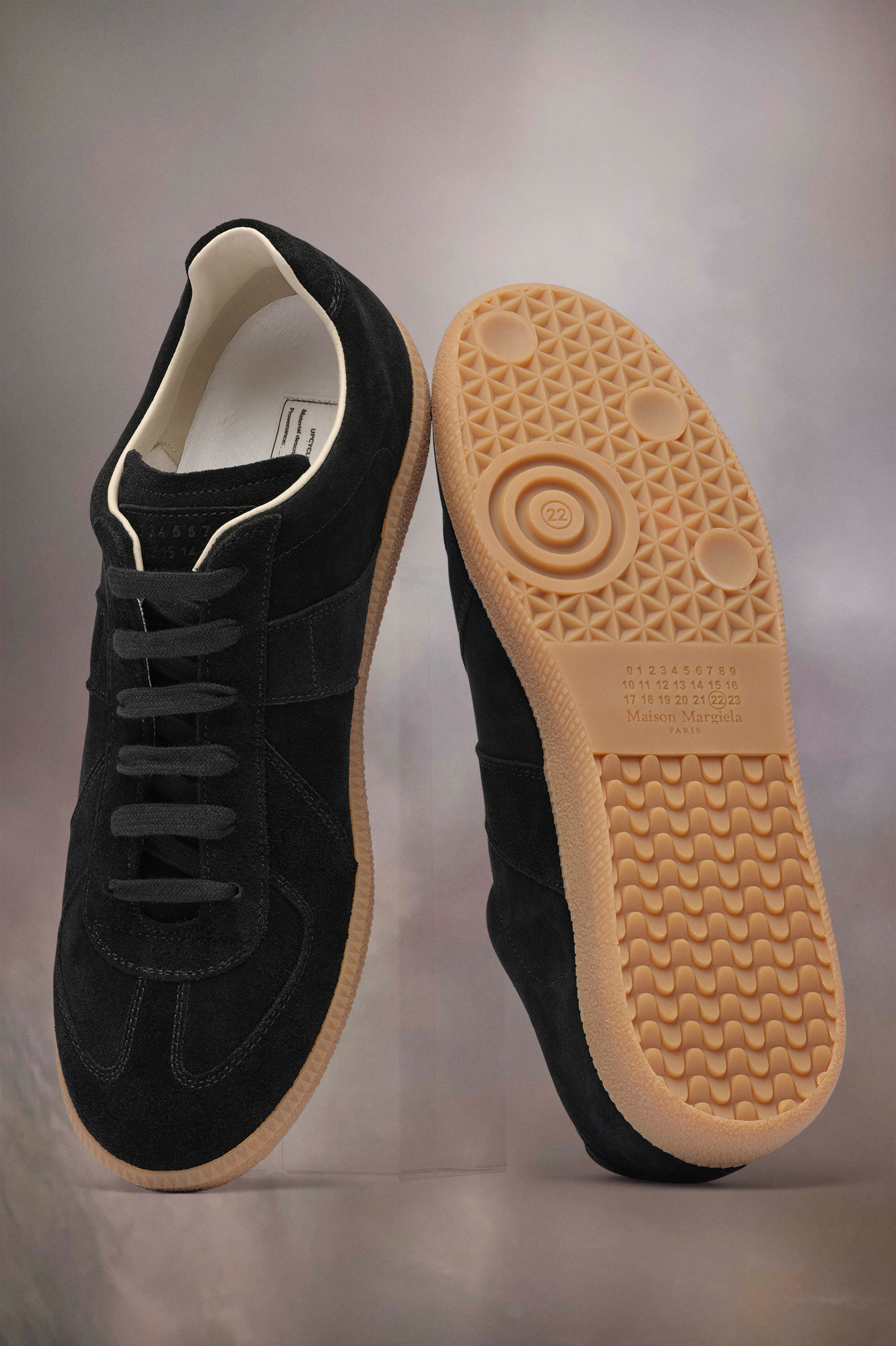 Sneakers Recicla Replica Femme Noir