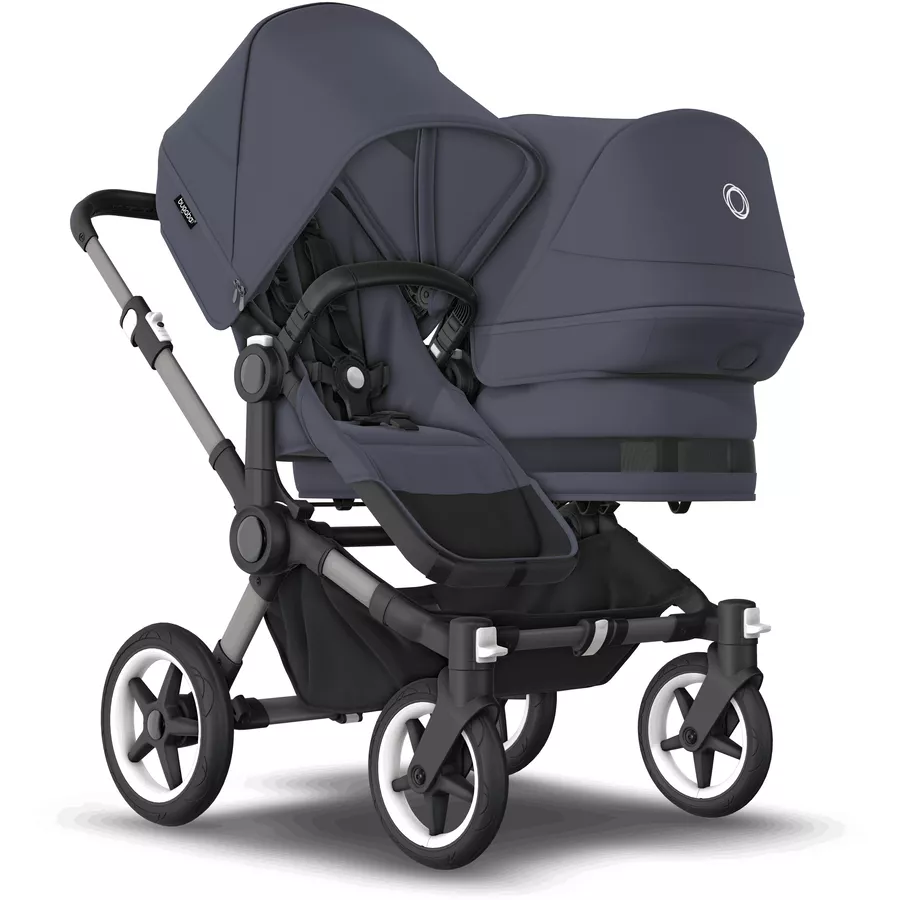 bugaboo Geschwisterwagen Donkey 5 Duo Complete GraphiteStormy Blue