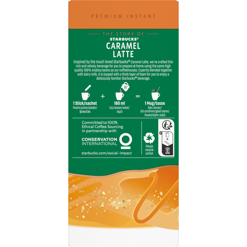 Starbucks Caramel latte instant sticks