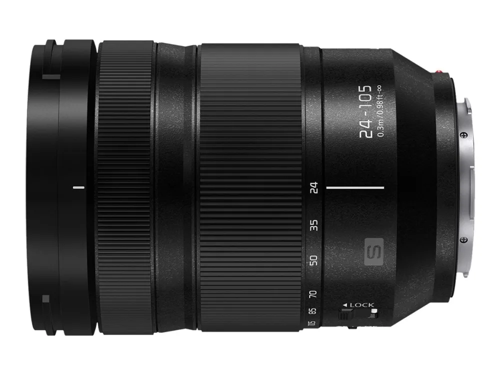 Panasonic Lumix S S-R24105 - Zoomobjektiv - 24 mm - 105 mm - f/4.0 Macro O.I.S. - L-Mount - til Leica SL2, SL2-S; Leica CL; Panasonic Lumix DC-BS1H, S1, S1R, S1H, S5, S5M2, S5M2X; Sigma fp, fp L