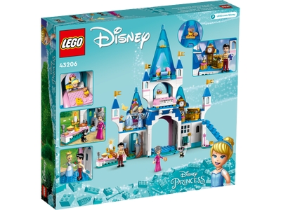 LEGO Het kasteel van Assepoester en de knappe prins (43206)
