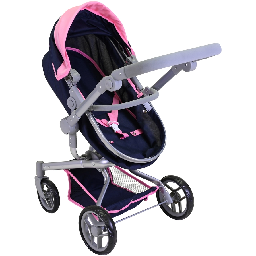 knorr toys® Puppenwagen Boonk - Magic Unicorn blau