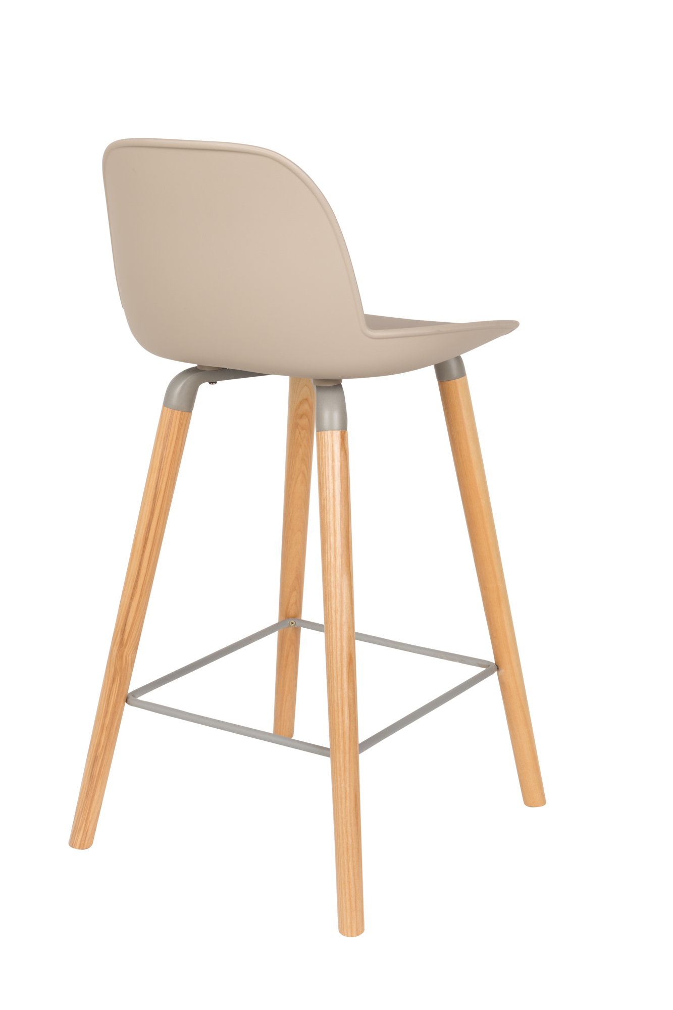 Barkruk Albert Kuip (zithoogte 65 cm) taupe - set van 2