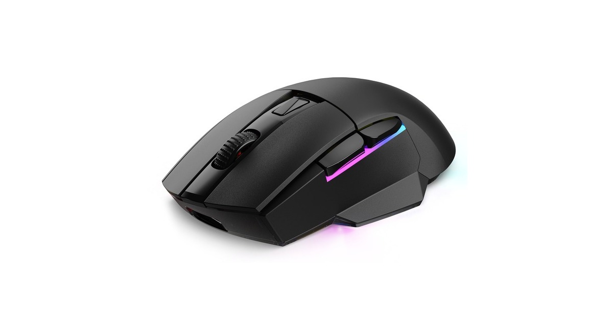 SharkoonSKILLER SGM50W gaming muis  (Zwart, 400 - 6400 dpi, RGB leds)