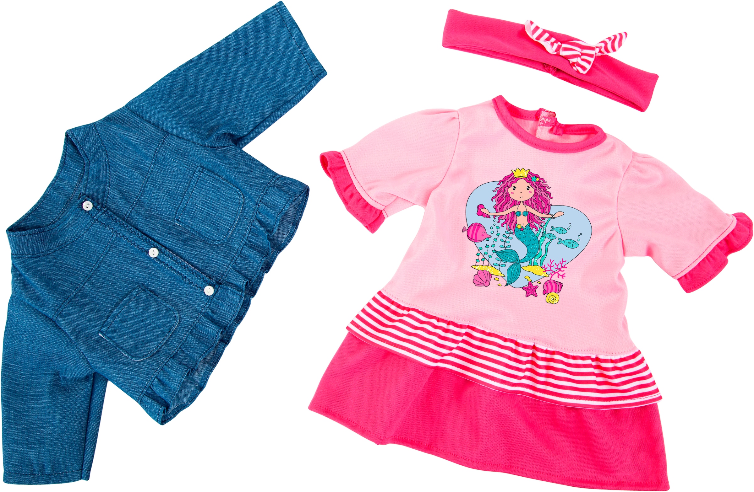Bayer Puppenkleidung »Kleid/Jacke pink 38 cm«
