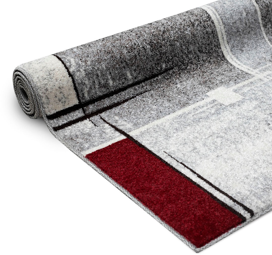 my home Teppich »Deblin« rechteckig 9 mm Höhe weicher Flor, Kurzflor, Karo-Design, modern, geometrisches Muster