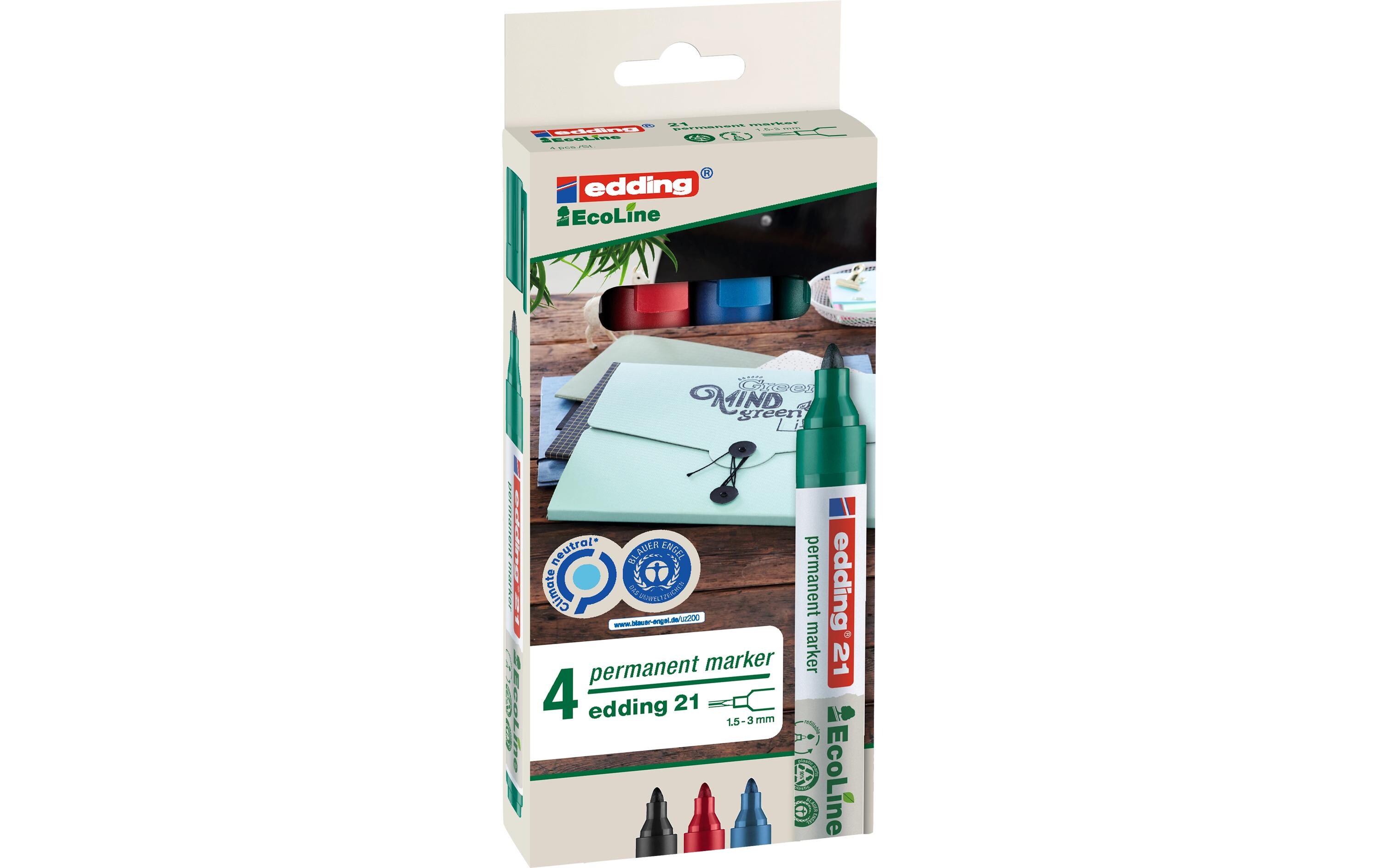 Permanent-Marker 21 EcoLine 4 StückPermanentmarker