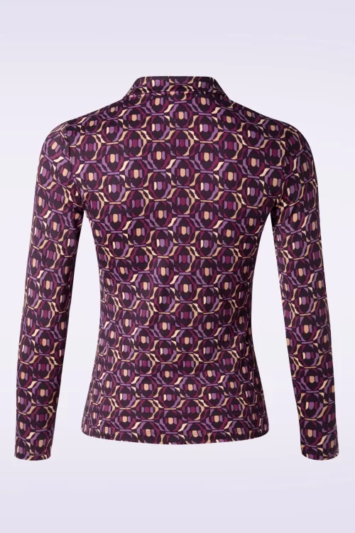 Surkana Sadie blouse in paars