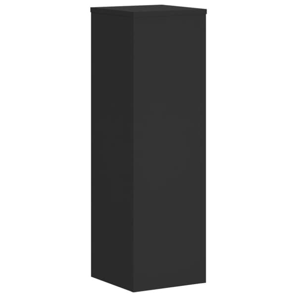 vidaXL Plantestativer 2 stk svart 25x25x80 cm konstruert tre