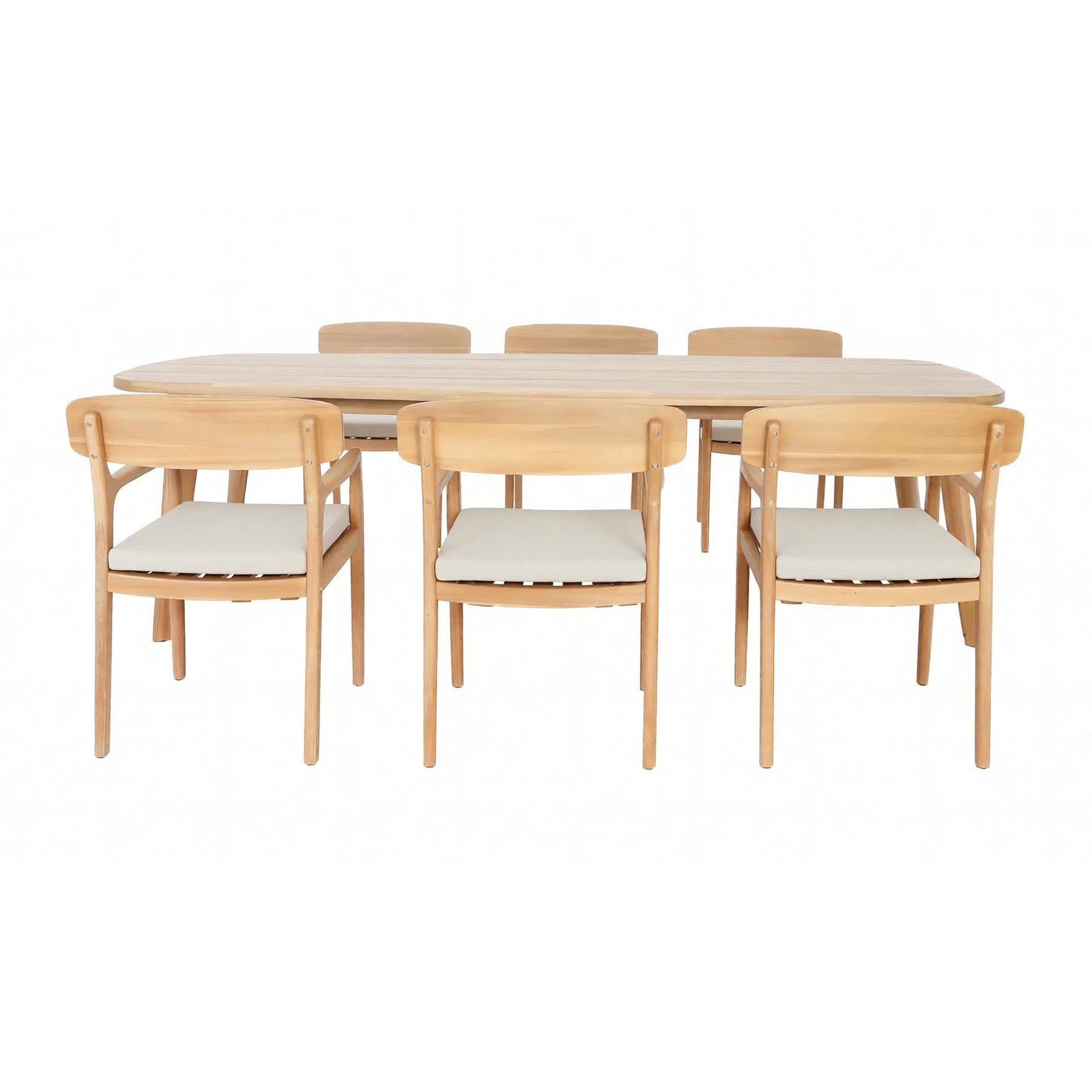 by fonQ Scandi Tuinset - Acaciahout - Beige