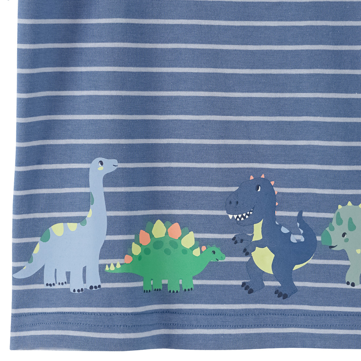 Topomini Baby T-Shirt mit Dino-Motiven blau