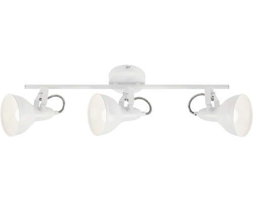 Plafondspot, 3-lichts, 55,4 cm, wit
