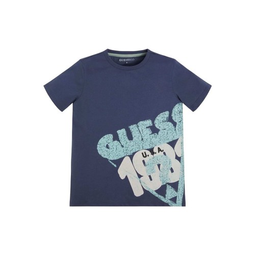 Guess - SS T SHIRT - Marine