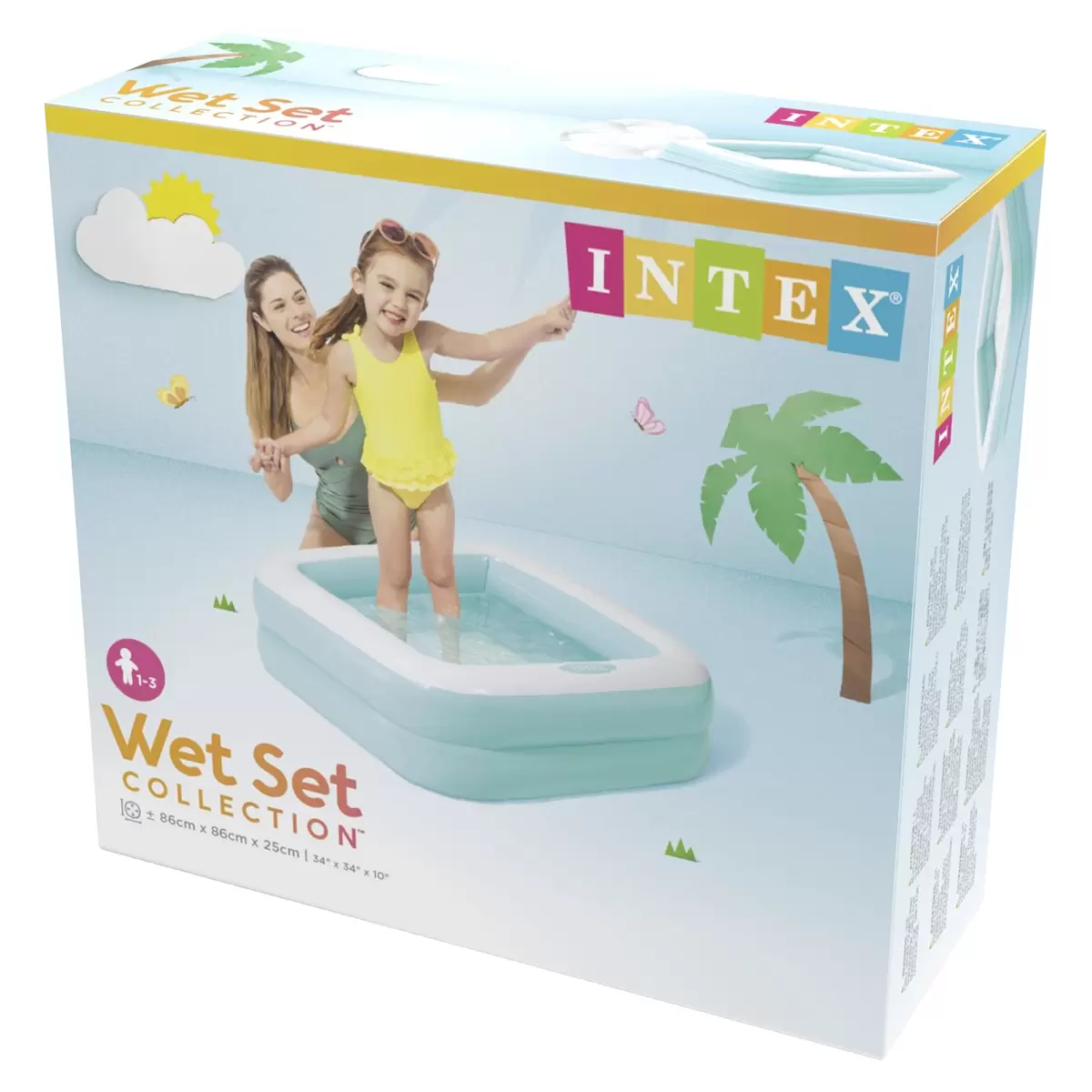 Pool Intex blau,pink