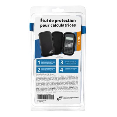 CalcCase - étui de protection pour calculatrice - XL - noir