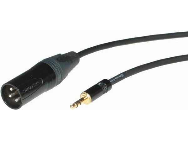 Contrik Audio-Kabel NMK3MMP3-BL 3.5 mm Klinke - XLR 3 m Anschlusskabel