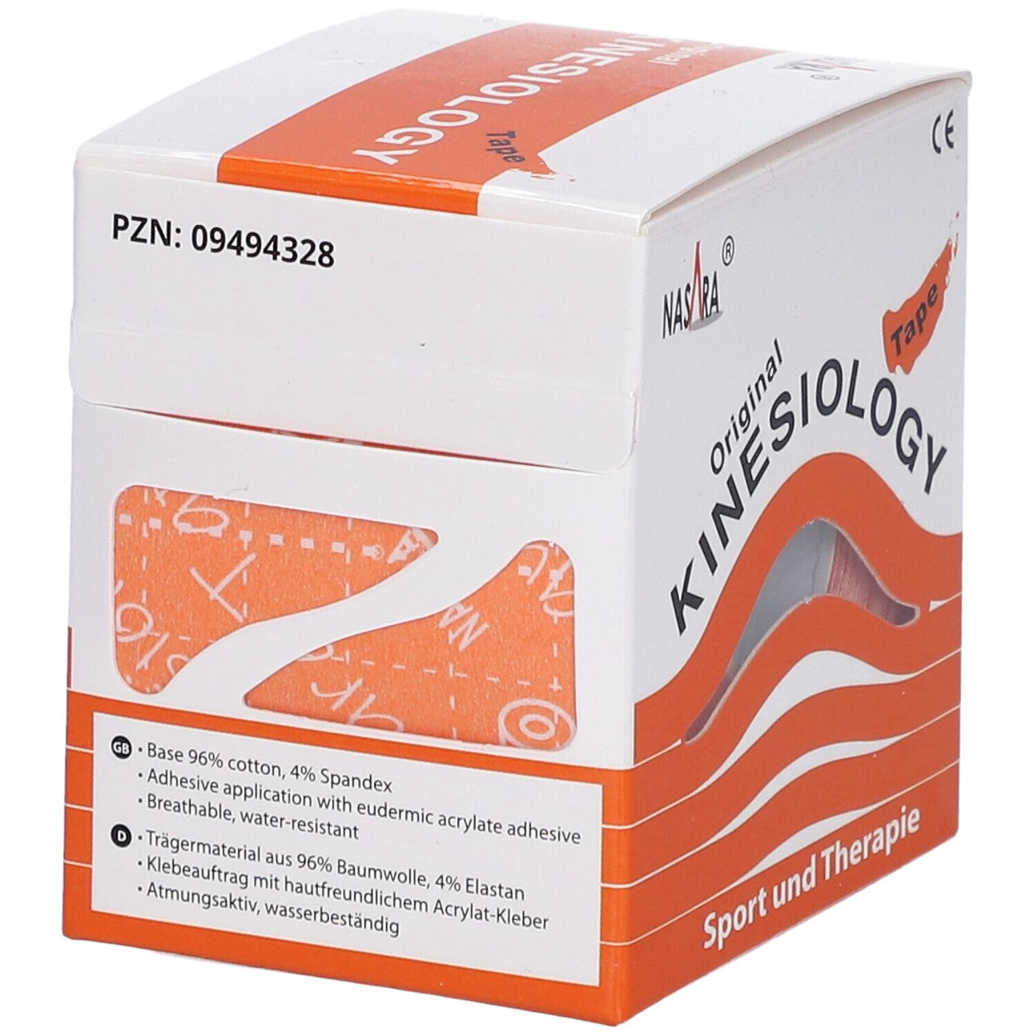 Kinesiologie Tape 5 cm x 5 m orange
