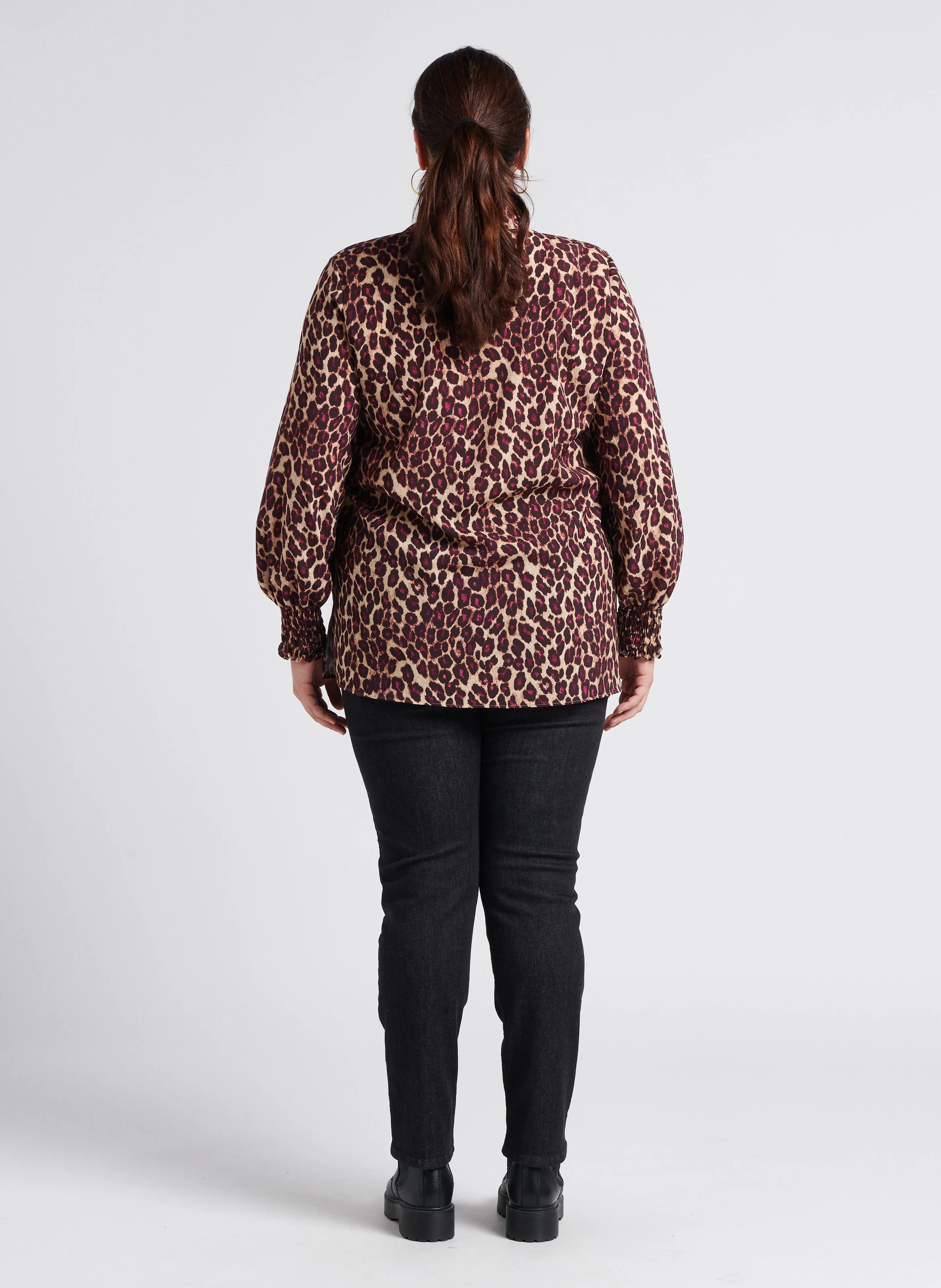 IESI - Jean slim taille haute en coton| Noir