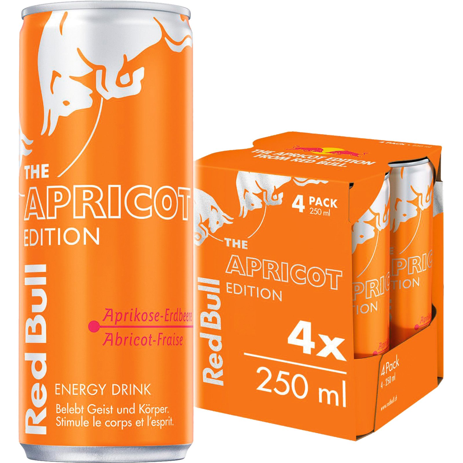 Red Bull The Apricot Edition 4 x 25 cl