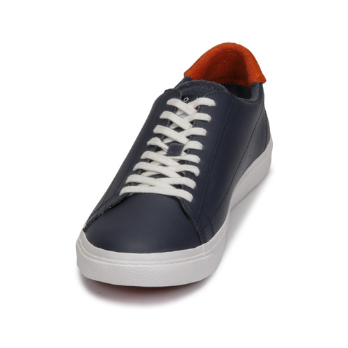 Tommy Jeans - LEATHER LOW CUT VULC - Bleu