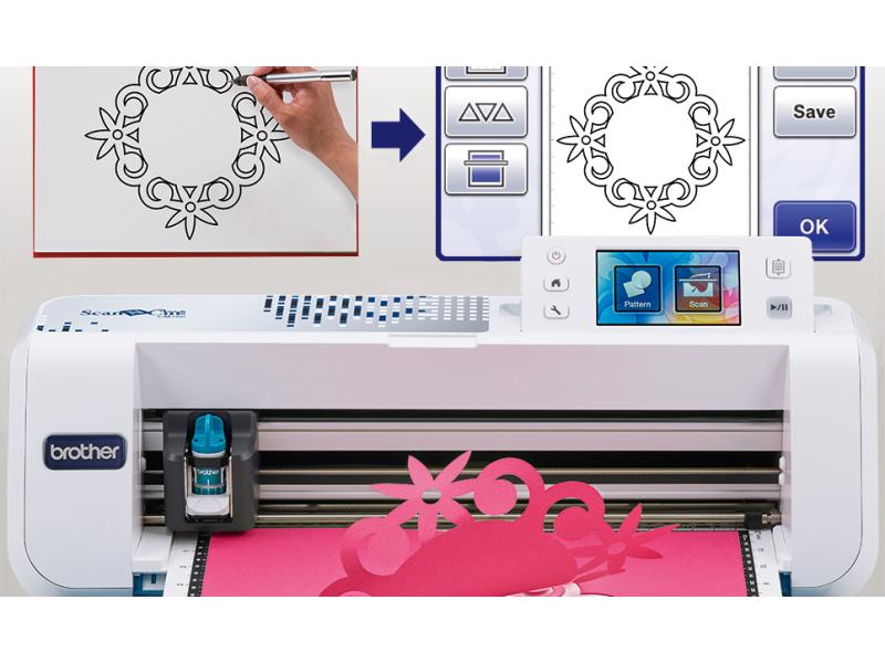Brother Schneideplotter ScanNCut CM750 Plotter für verschiedene Kreationen