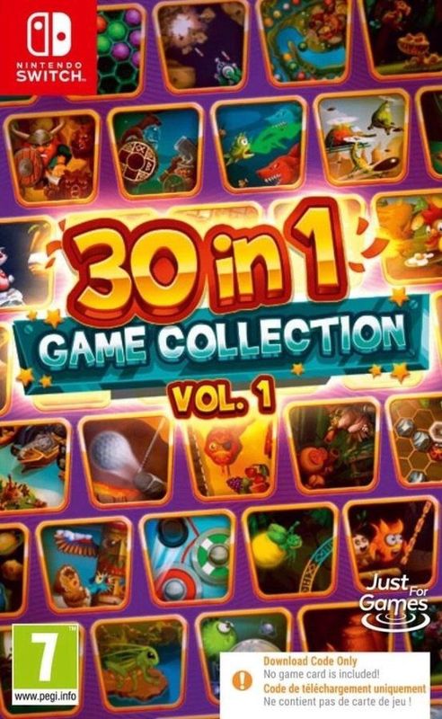 30 in 1 Game Collection Vol. 1 (Code in a Box) - nintendo switch