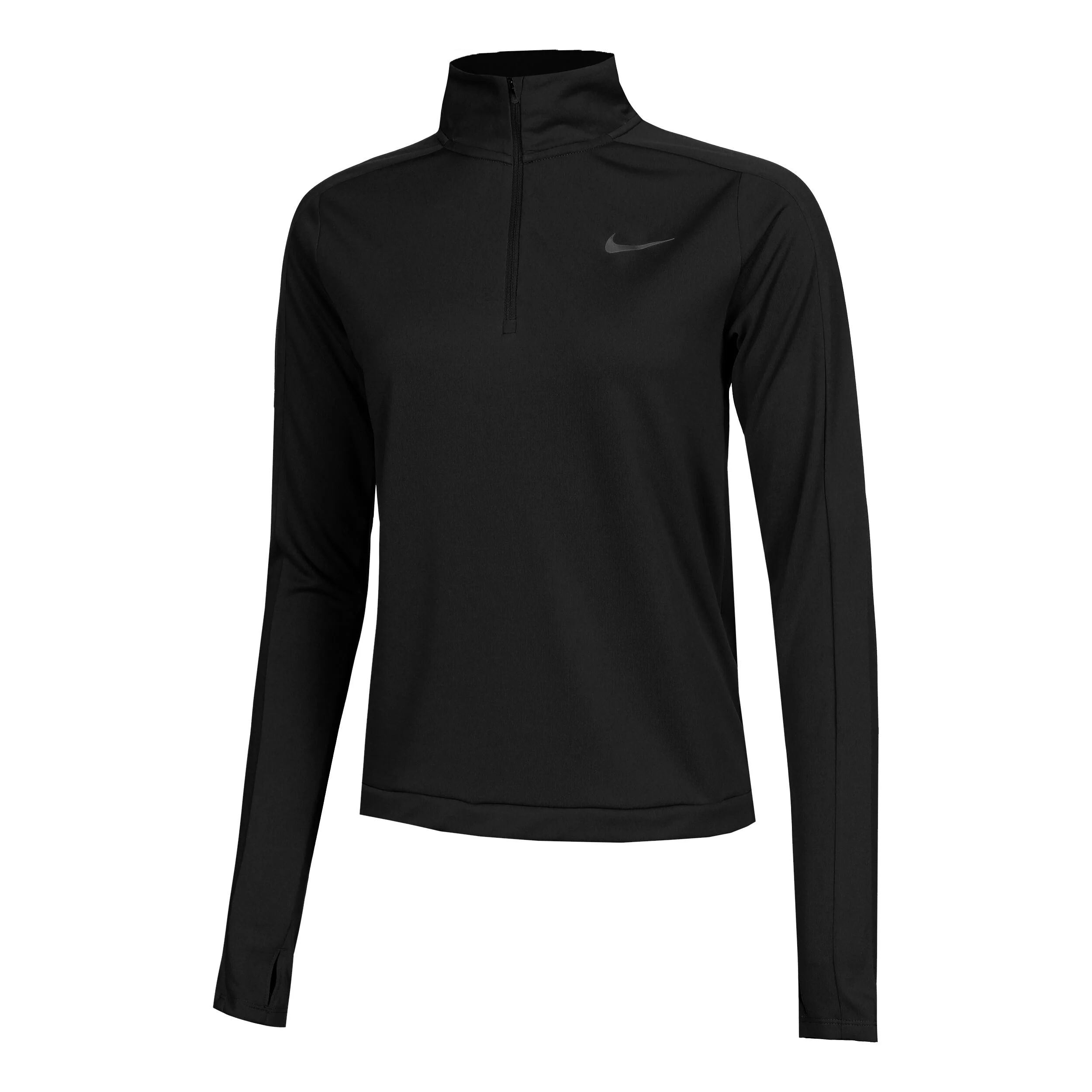 Nike Dri-Fit Pacer 1/4-Zip Haut Manches Longues Femmes - Noir