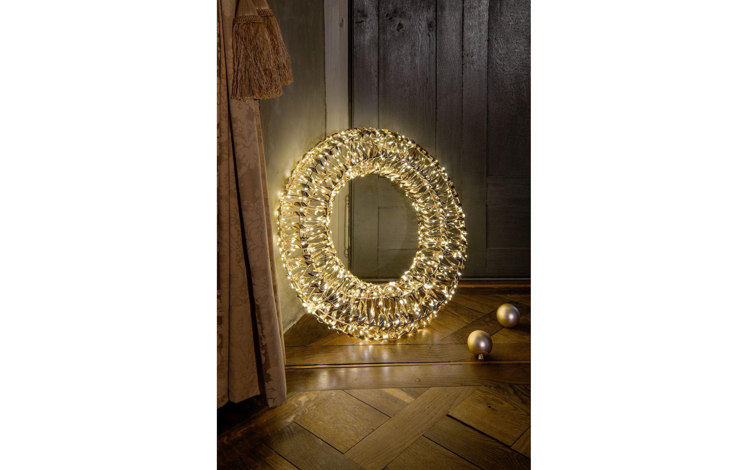 STT LED Dekofigur »wreath, 50« Warmweiss