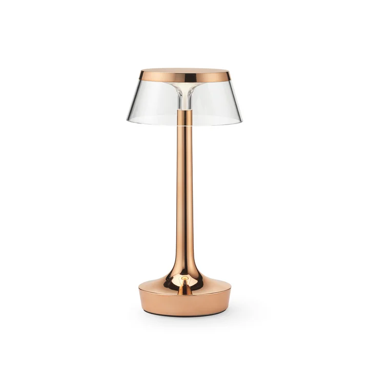 Flos - Bon jour Unplugged Akku-Tischleuchte, Color Tune, kupfer