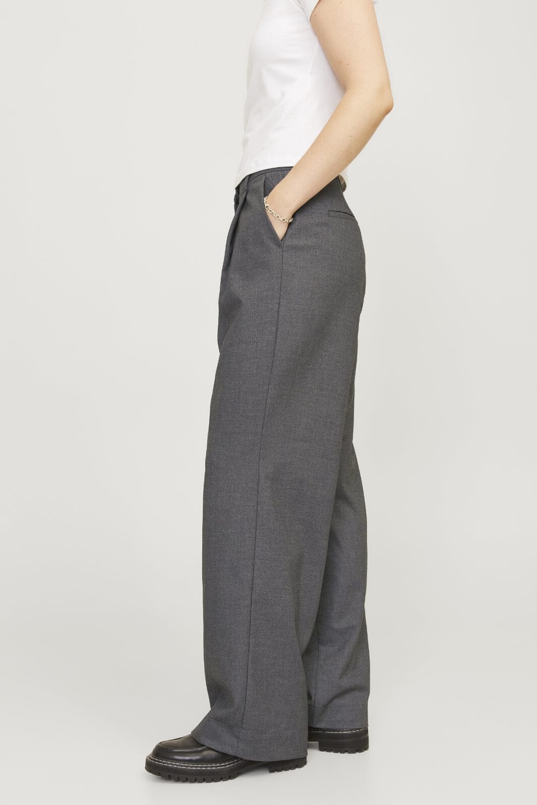 Jjxx Jxellis Wide Pant Tlr 12248958 4516728 dark grey melange