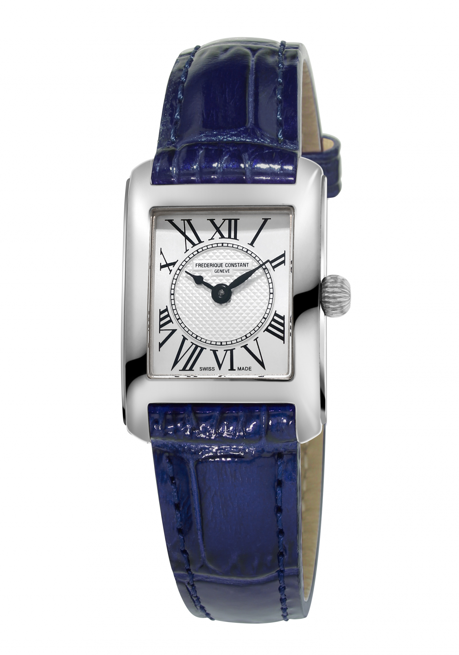 Frederique Constant Carree Damenuhr Blau FC-200MC16
