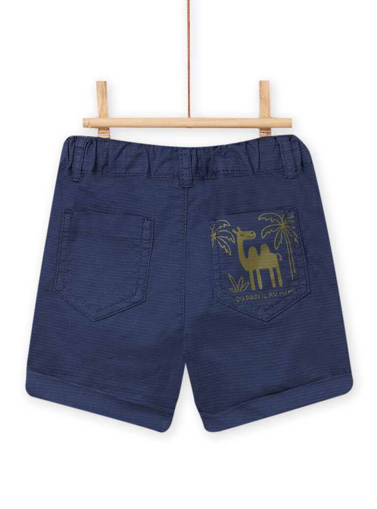 Bermuda bleu nuit bébé garçon