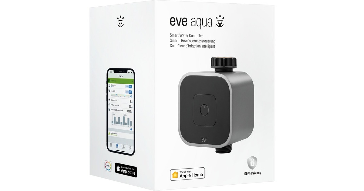 eveAqua Smart Water Controller bewateringsautomaat  (BLE, Thread)