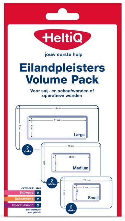 Heltiq Eilandpleister Volume P 6 6st