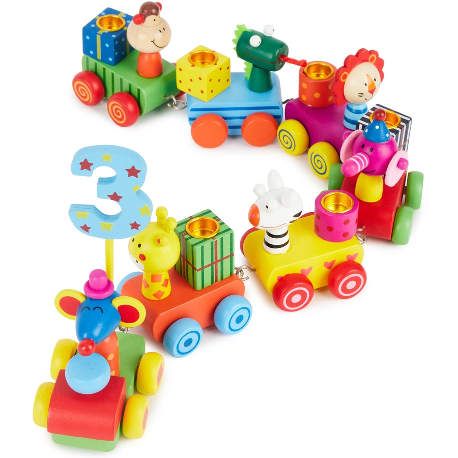 bieco Geburtstagszug (ohne Kerzen)