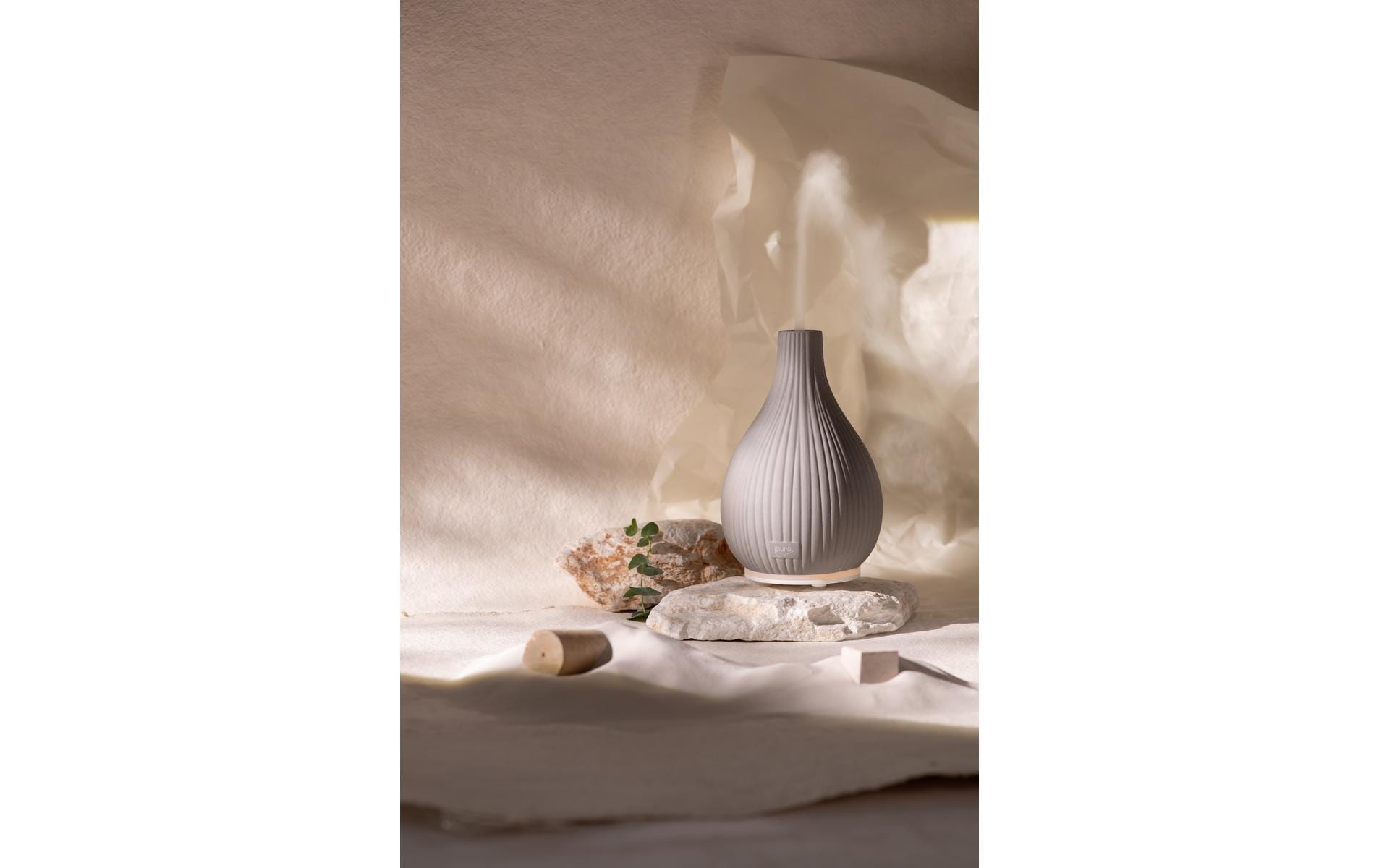 Lufterfrischer Aroma Vase GrauAroma-Diffusor