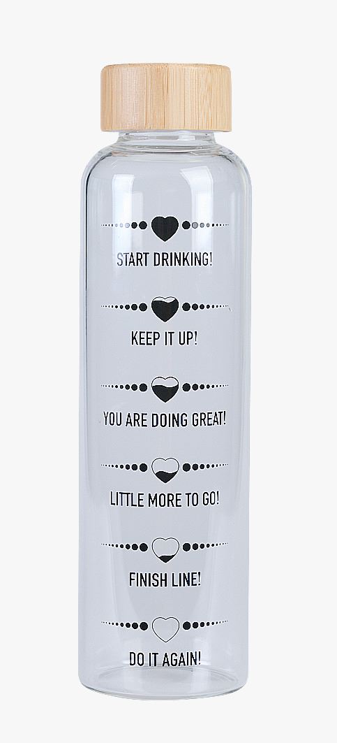 Drikkeflaske transparent - 550ml
